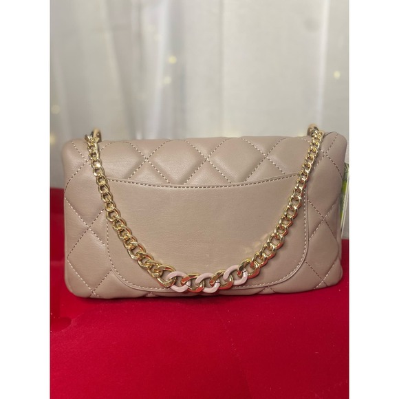NWT Badgley Mischka CrossBody W/Diamond Quilted & Studs Handbag - Picture 3 of 6
